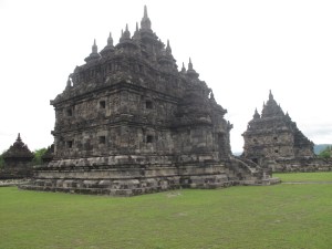Plaosan Candi, identical Buddhist Temples.