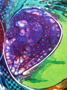 Detail of one of Bambang's batiks.