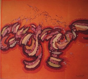 A batik by Slamet Riyanto.