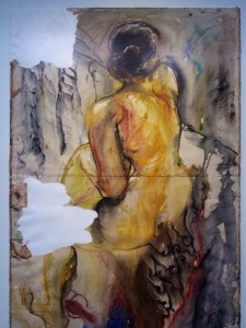 Nude of his wife who was too shy to pose frontal.