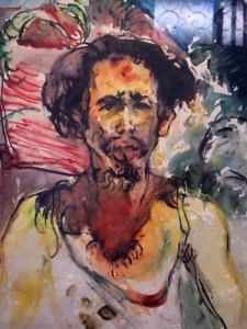 Self portrait by Affandi.