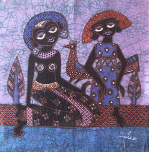 Small batik by Joko and Falia.