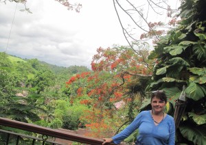 In Blanco's Restaurant, a photo taken by a French woman I got talking to in the Museum.