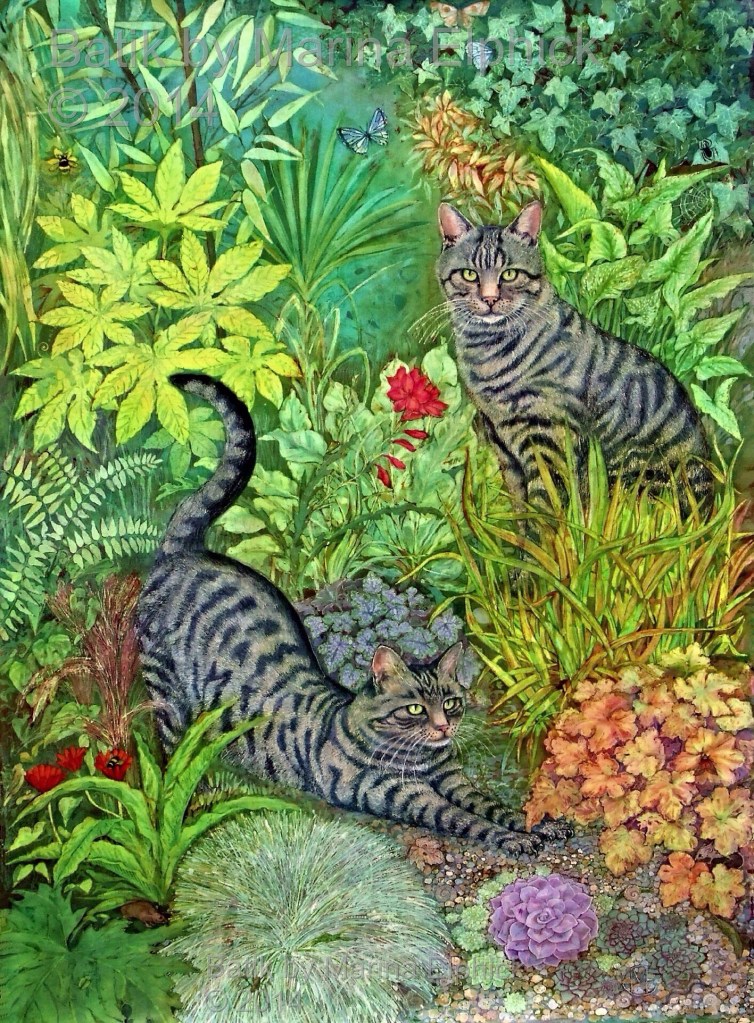 Batik. Contemporary Batik art by Marina Elphick, UK figurative batik artist.