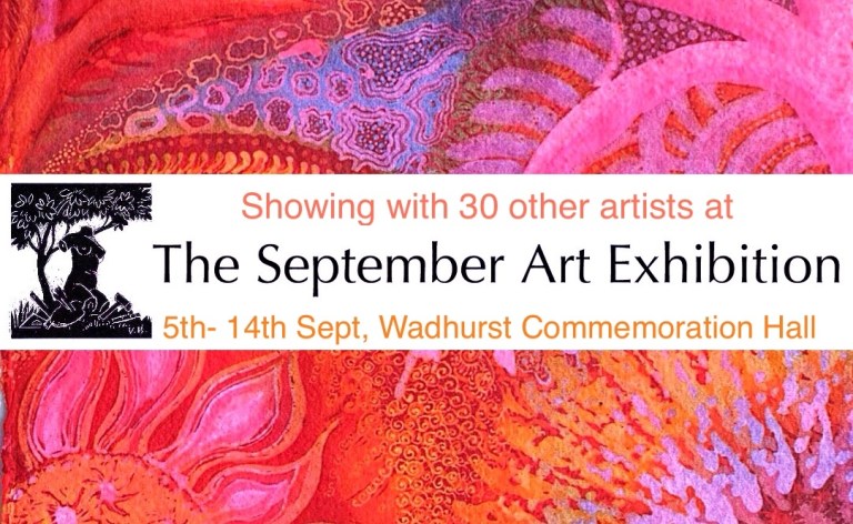 Batik by Marina Elphick, showing at the September Exhibition 2014