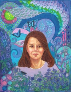 Batik by Marina Elphick, a recognised contemporary batik artist from the UK, specialising in Portraits.