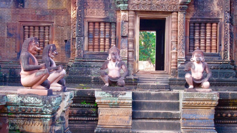 Marina's inspirational travel adventure at Banteay Srey Temple