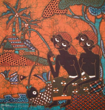 Contemporary batik by Joko.