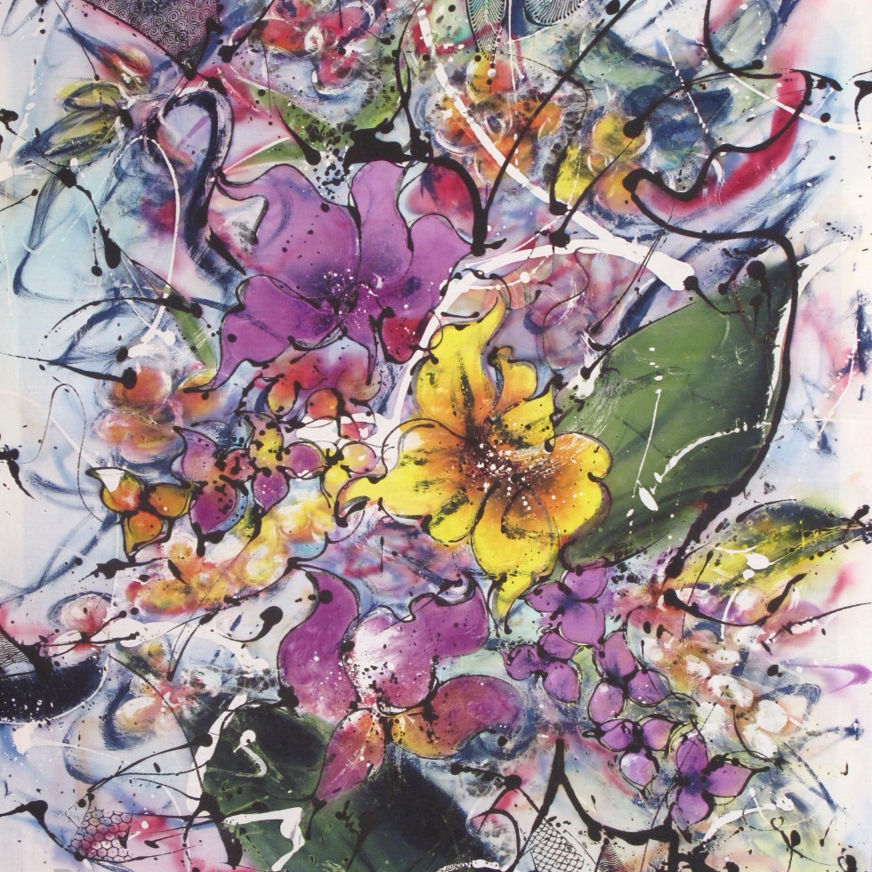 Contemporary batik by Widayana Koeswadji.