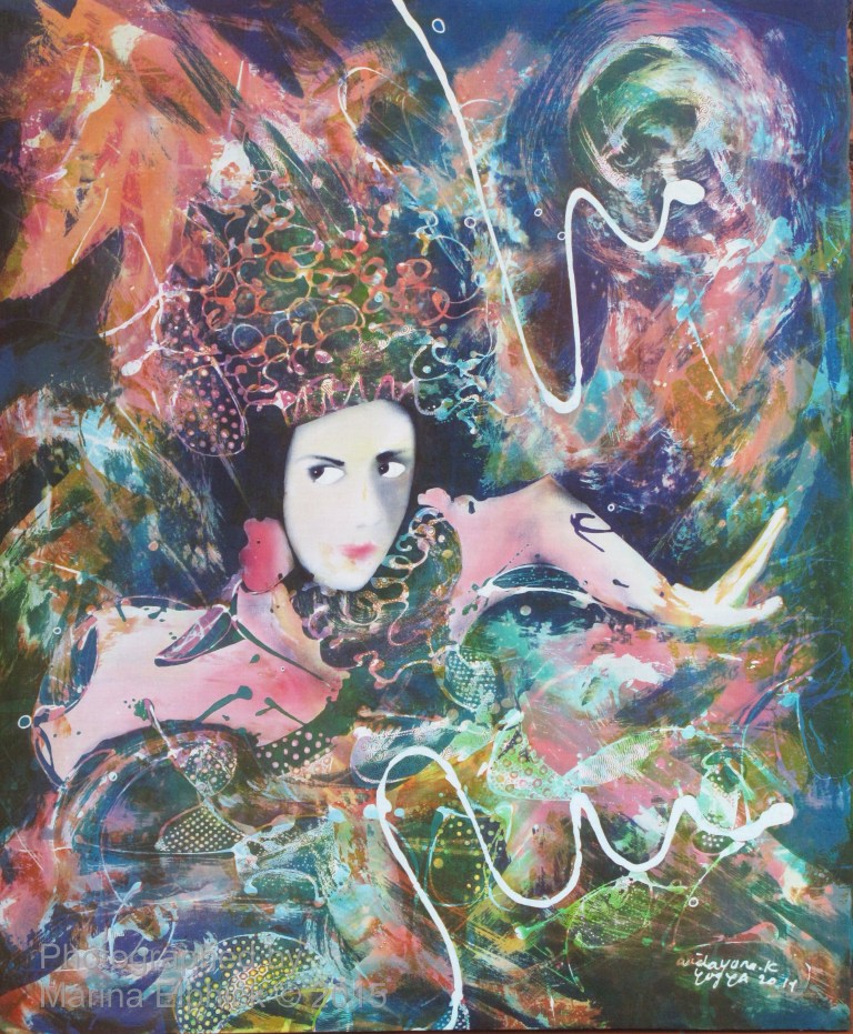 Contemporary batik by Widayana Koeswadji.