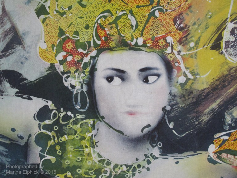 Contemporary batik by Widayana Koeswadji.