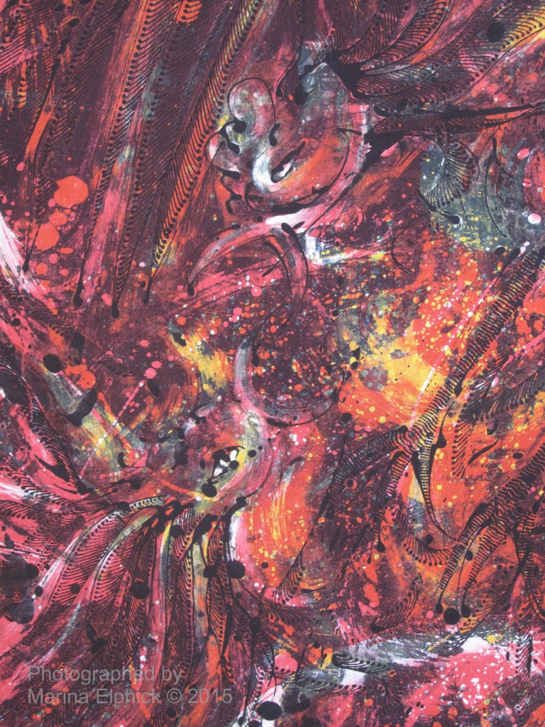 Contemporary batik by Widayana Koeswadji.