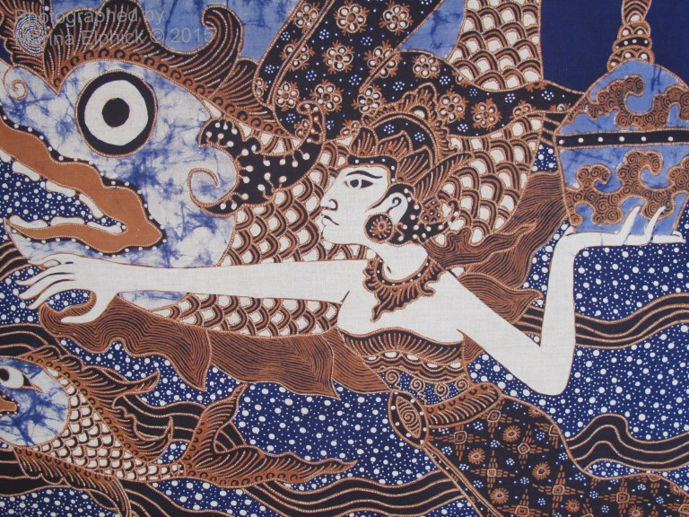 Contemporary "traditional" batik by Joko Koeswadji.
