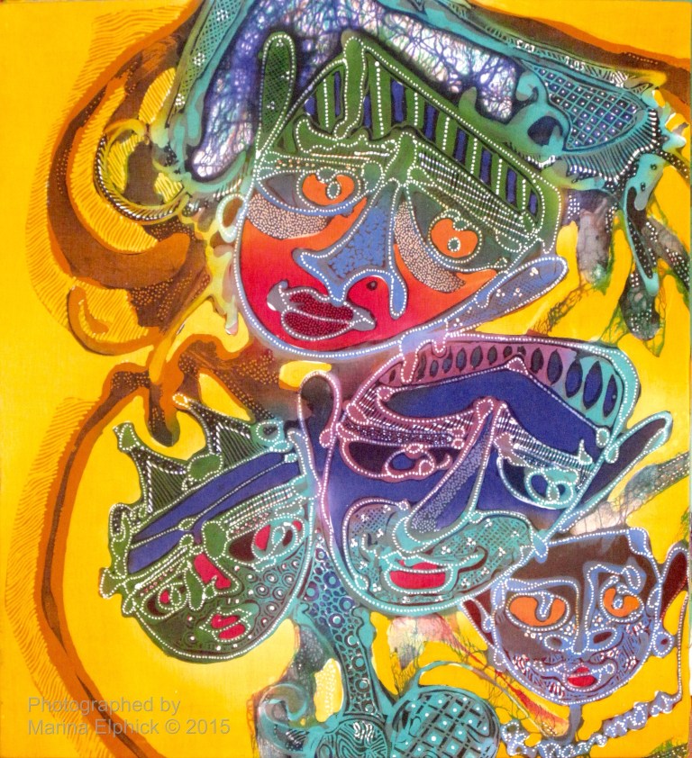 Bambang Darmo, well known Indonesian Batik Artist.