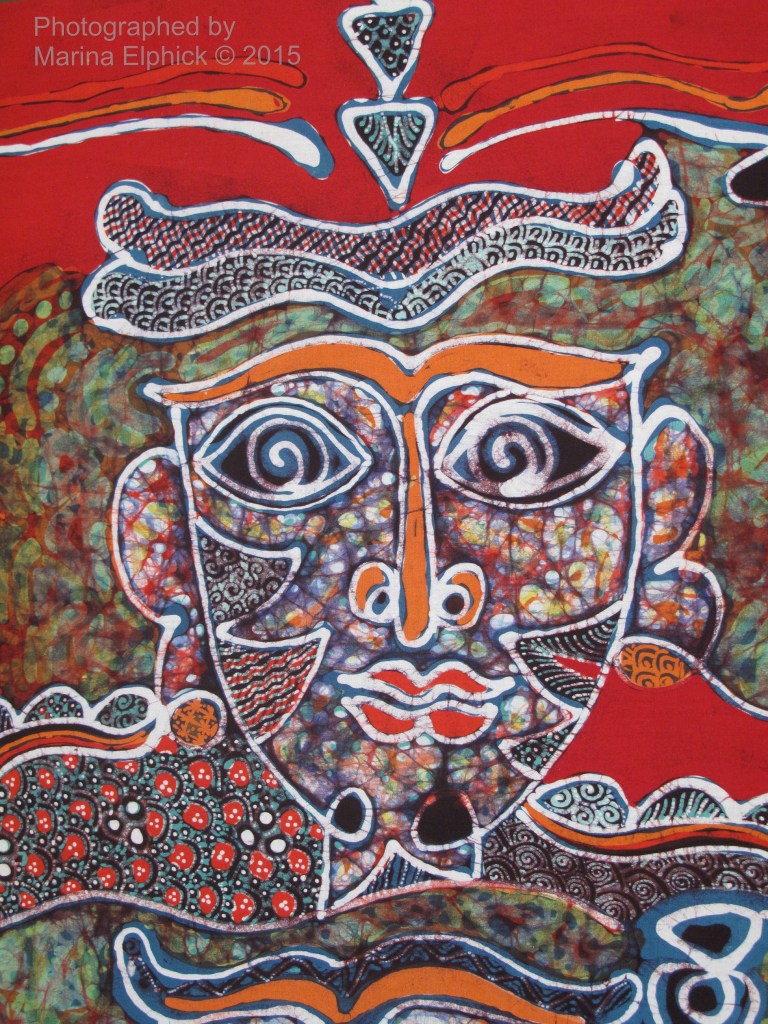 Contemporary batik by Joko Koeswadji.
