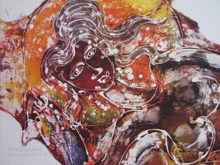Batik by Aprat Koeswadji. Aprat was a co founder of Leksa Ganesha Gallery.