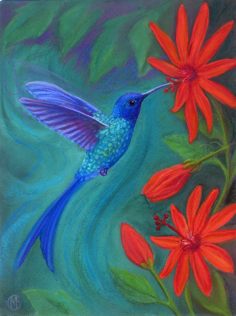 Passion Pastel. batik portraits by Marina Elphick